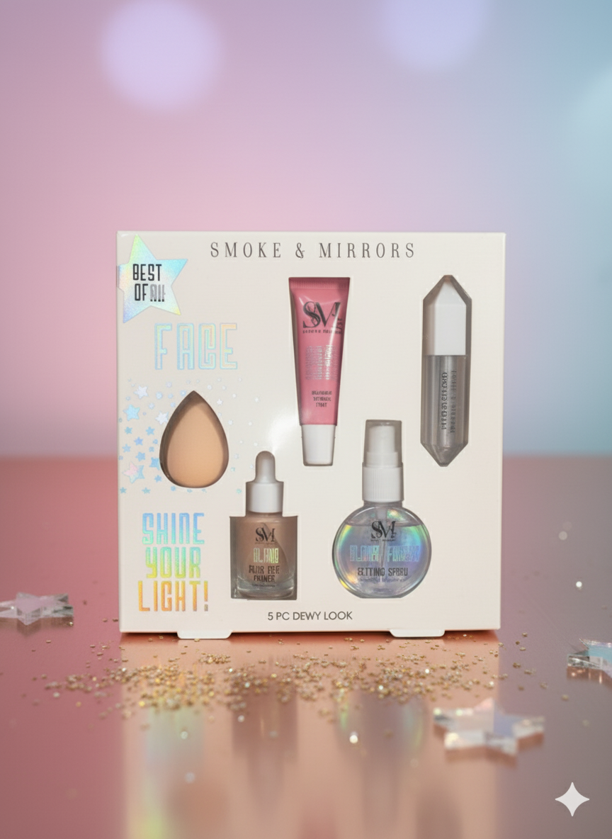 SMOKE & MIRRORS Best of All - 5 PC Dewy Look Face Kit