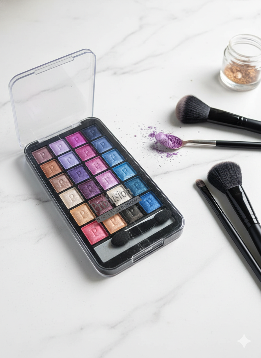 PROFUSION 16-Shade Pearl Eyeshadow Palette - Pop of Shimmer