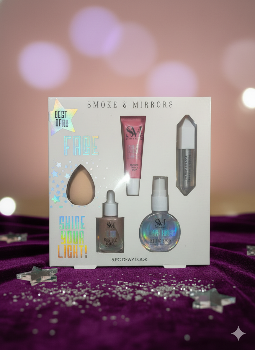 SMOKE & MIRRORS Best of All - 5 PC Dewy Look Face Kit - Image 2