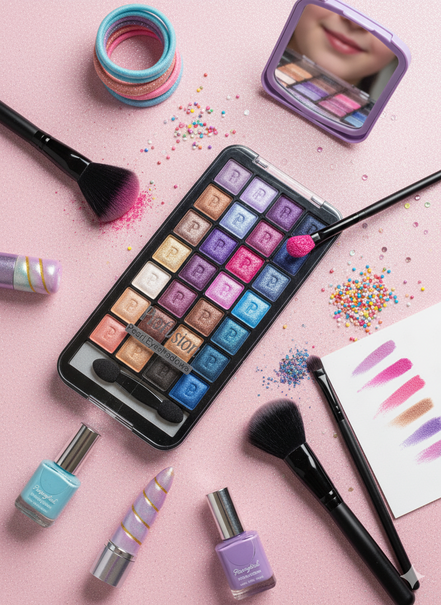 PROFUSION 16-Shade Pearl Eyeshadow Palette - Pop of Shimmer - Image 3