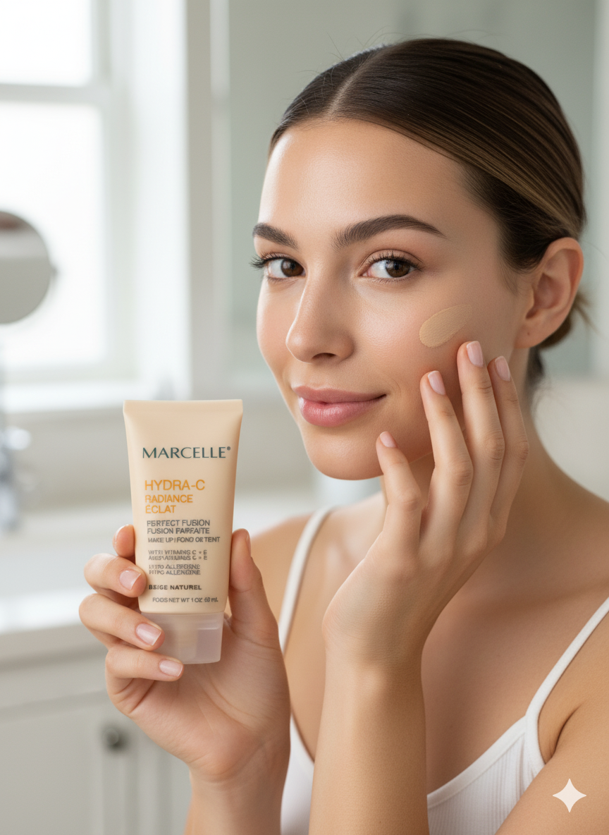 Marcelle Hydra-C Radiance Perfect Fusion Foundation - Natural Beige