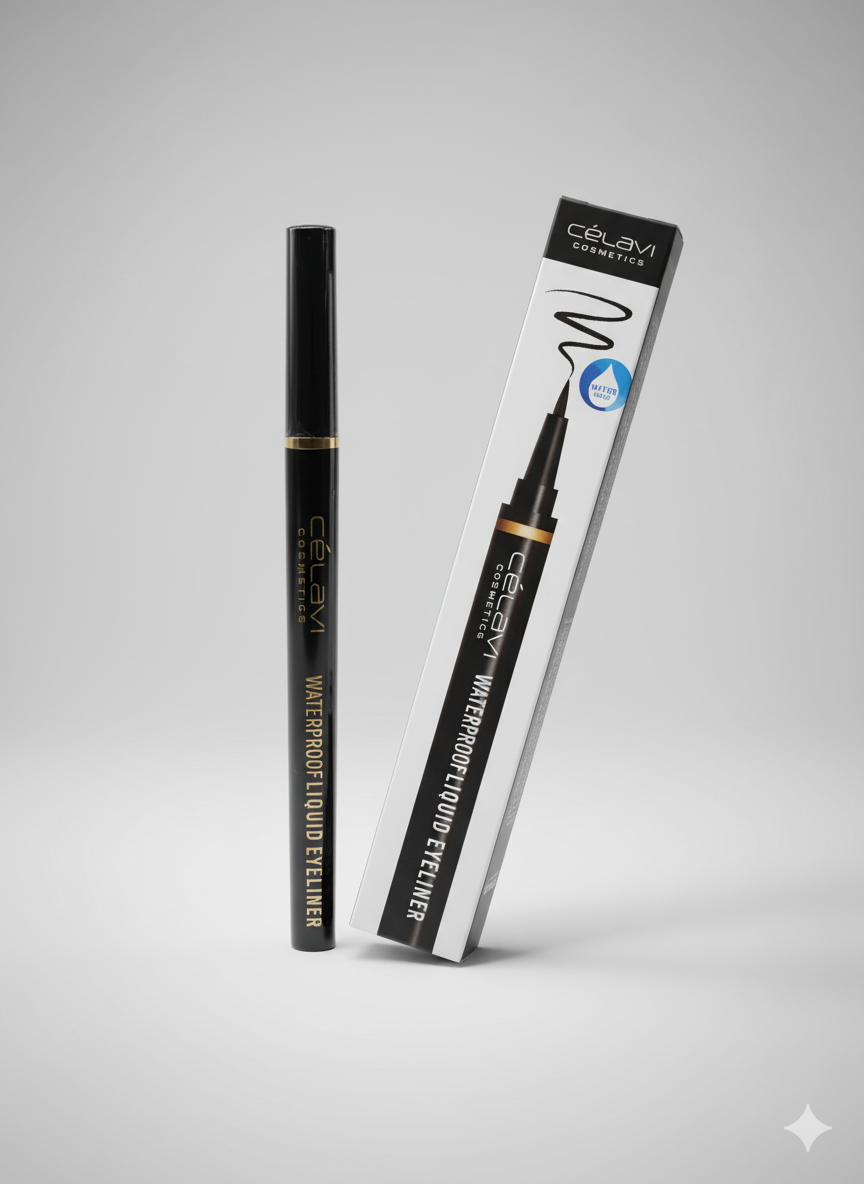 Célavi Cosmetics Waterproof Liquid Eyeliner - Precision Pen