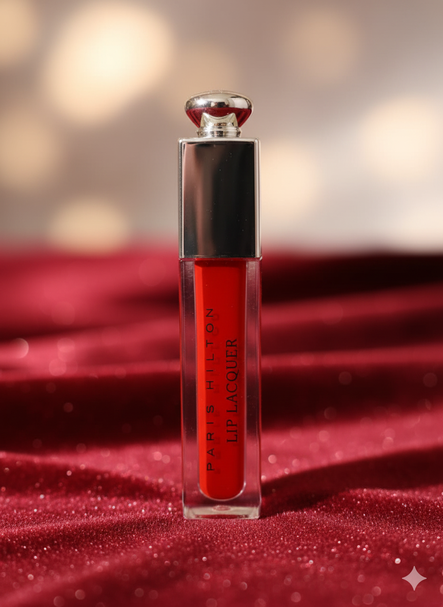 PARIS HILTON High-Shine Lip Lacquer - Intense Color - Image 2