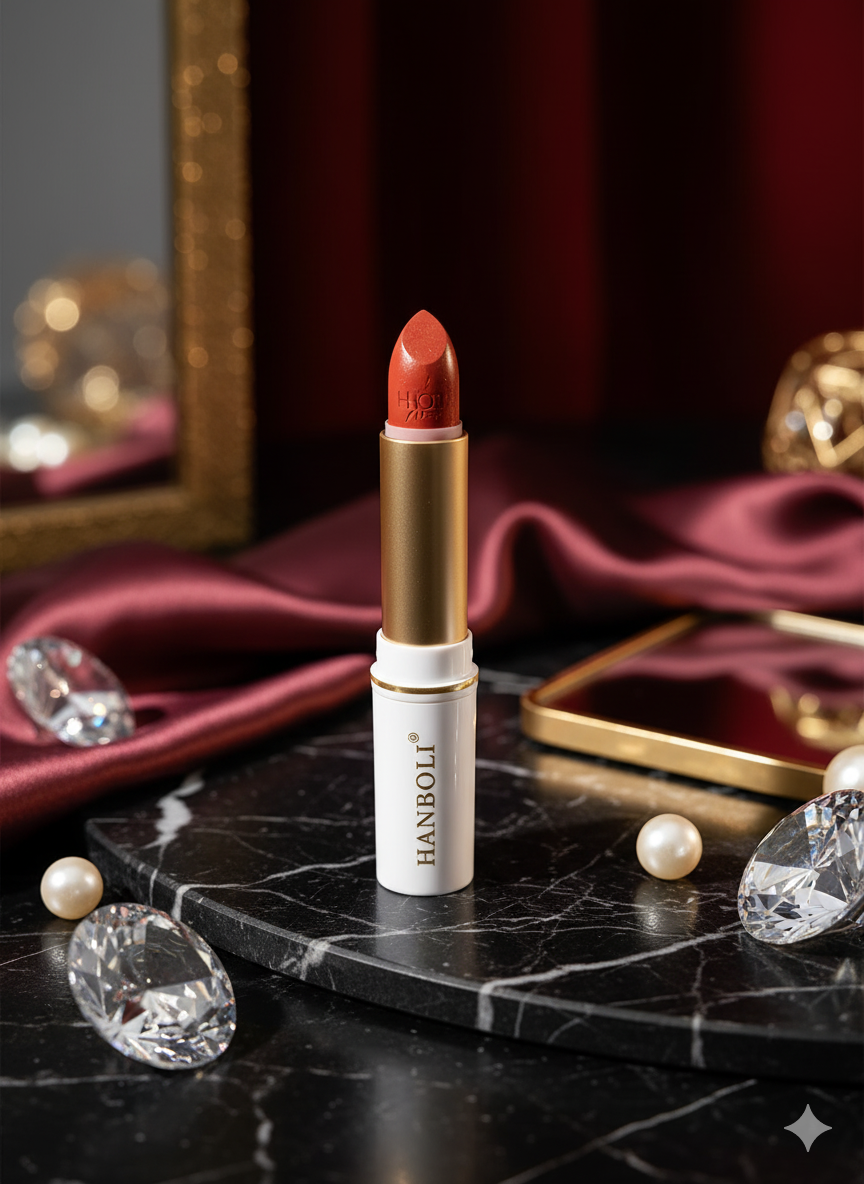 HANBOLI Intense Color Lip Stick - Matte or Satin Finish